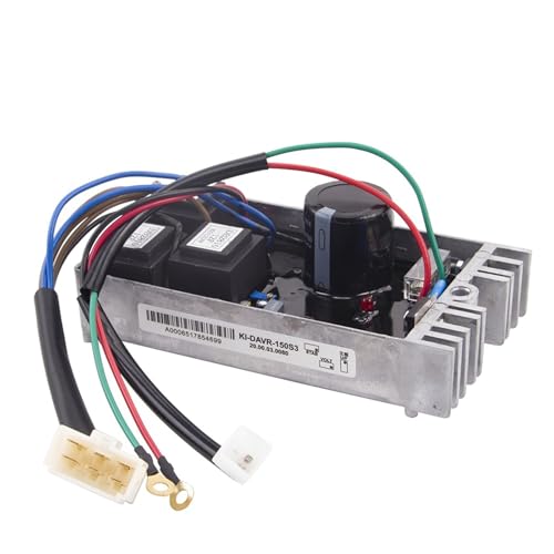 KI-DAVR-150S3 Bürstengenerator, automatischer Spannungsregler, automatischer Spannungsregler, 380 V, dreiphasig, 15 kW, Generatorsatz, Stabilisator, Aluminium(50S 5KW 1phase) von KAYPBWQMG