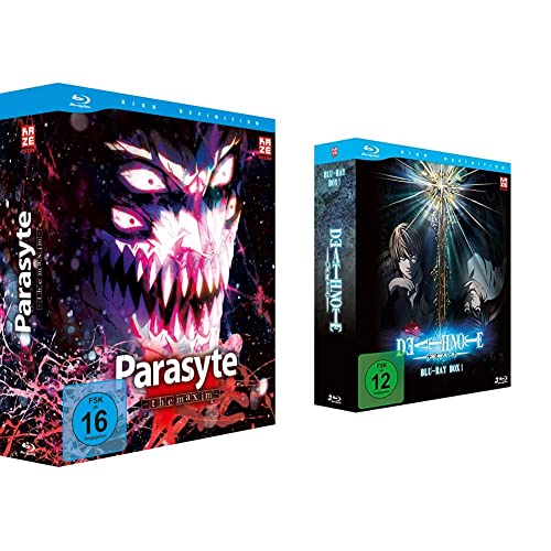 Parasyte -the maxim - Gesamtausgabe - [Blu-ray] & Death Note - Box 1 - [Blu-ray] von KAZÉ Anime (AV Visionen)