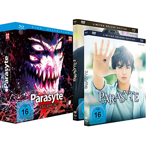 Parasyte -the maxim - Gesamtausgabe - [Blu-ray] & Parasyte - Kiseijuu - Film 1&2 - Bundle - [DVD & Blu-ray] Limited Edition von KAZÉ Anime (AV Visionen)