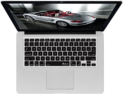 KB Covers GER-M-DE QWERTZ Layout deutsche Tastatur Abdeckung für MacBook klar von KB Covers