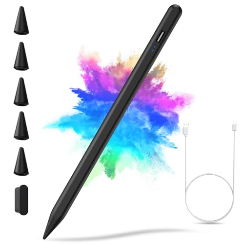 KBCASE Stylus Stift für iPad 10/9/8/7/6 Generazione Stylus Pen für iPad 2018-2022 Apple Pen Kompatibel mit iPad Mini 6/5th,iPad Air 4/3th,iPad Pro 11''/12,9'' mit 5 Ersatznibs von KBCASE