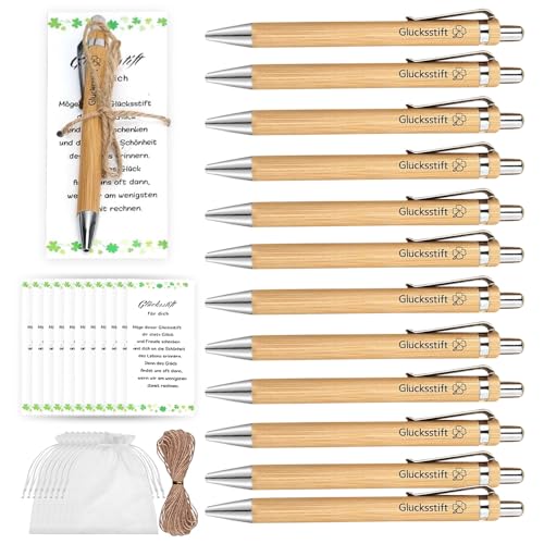 KBIBCK 24 Stück Glücksstift Kugelschreiber Geschenke, Geschenke für Kollegen, Abschiedsgeschenk Kollegen, Dankeschön Lesezeichen, Gastgeschenke Hochzeit, Arbeitskollegin Geschenk KBIBCK 24 Stück Glücksstift Kugelschreiber Geschenke, Geschenke für Kollegen, Abschiedsgeschenk Kollegen, Dankeschön Lesezeichen, Gastgeschenke Hochzeit, Arbeitskollegin Geschenk von KBIBCK