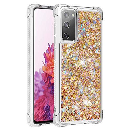 KBIKO-zxl Handyhülle Samsung Galaxy S20 FE 4G Glitzer, Flüssig Treibsand Mädchen Frauen Glitter Quicksand Weich TPU Bumper Silikon Schutzhülle für Galaxy S20 FE 2022 / S20 FE 5G.Gold YBL KBIKO-zxl Handyhülle Samsung Galaxy S20 FE 4G Glitzer, Flüssig Treibsand Mädchen Frauen Glitter Quicksand Weich TPU Bumper Silikon Schutzhülle für Galaxy S20 FE 2022 / S20 FE 5G.Gold YBL von KBIKO-zxl