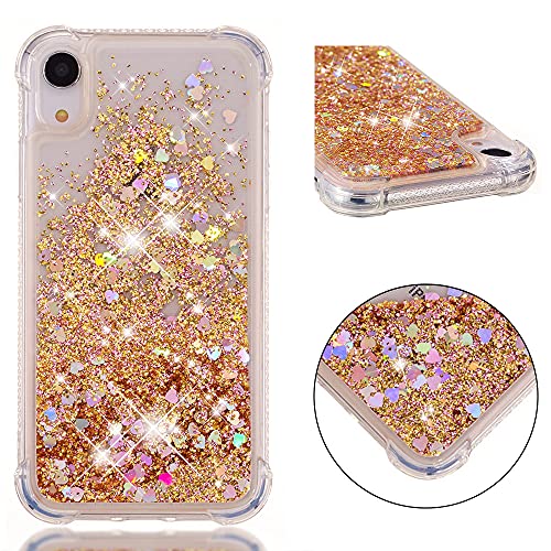 KBIKO-zxl Handyhülle iPhone XR 6.1 Zoll, Flüssig Glitzer Quicksand Bumper Silikon Schutzhülle für iPhone XR 6.1 Zoll. Gold YBL KBIKO-zxl Handyhülle iPhone XR 6.1 Zoll, Flüssig Glitzer Quicksand Bumper Silikon Schutzhülle für iPhone XR 6.1 Zoll. Gold YBL von KBIKO-zxl