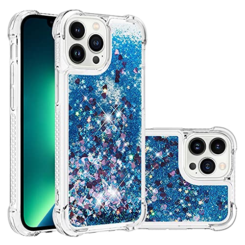 KBIKO-zxl Hülle Kompatibel mit iPhone 14 Pro Max Schutzhülle mit Flüssig Glitzer, Handyhülle mit Glitter Flüssigkeit, TPU Silikon Flexibel Schutzhülle für iPhone 14 Pro Max.Blue YBL KBIKO-zxl Hülle Kompatibel mit iPhone 14 Pro Max Schutzhülle mit Flüssig Glitzer, Handyhülle mit Glitter Flüssigkeit, TPU Silikon Flexibel Schutzhülle für iPhone 14 Pro Max.Blue YBL von KBIKO-zxl