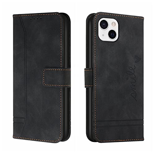 KBIKO-zxl Kompatibel für iPhone 14 Hülle Leicht Flexibel Leder PU Handyhülle Flip Case Wallet Lederhülle Klapphülle Klappbar Schutzhülle für iPhone 14 Tasche.Black HX KBIKO-zxl Kompatibel für iPhone 14 Hülle Leicht Flexibel Leder PU Handyhülle Flip Case Wallet Lederhülle Klapphülle Klappbar Schutzhülle für iPhone 14 Tasche.Black HX von KBIKO-zxl