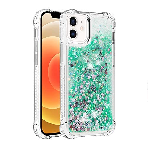 KBIKO-zxl Kompatibel mit Glitzer Hülle für iPhone 12 Mini Handyhülle Durchsichtig Silikon Cover iPhone 12 Mini Erhöhte Kanten Flüssigkeit Treibsand Schutzhülle für iPhone 12 Mini.Green YBL KBIKO-zxl Kompatibel mit Glitzer Hülle für iPhone 12 Mini Handyhülle Durchsichtig Silikon Cover iPhone 12 Mini Erhöhte Kanten Flüssigkeit Treibsand Schutzhülle für iPhone 12 Mini.Green YBL von KBIKO-zxl