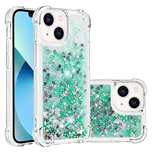 KBIKO-zxl Kompatibel mit Glitzer Hülle für iPhone 13 Mini Handyhülle Durchsichtig TPU Cover iPhone 13 Mini Erhöhte Kanten Flüssigkeit Treibsand Schutzhülle für iPhone 13 Mini.Green YBL KBIKO-zxl Kompatibel mit Glitzer Hülle für iPhone 13 Mini Handyhülle Durchsichtig TPU Cover iPhone 13 Mini Erhöhte Kanten Flüssigkeit Treibsand Schutzhülle für iPhone 13 Mini.Green YBL von KBIKO-zxl