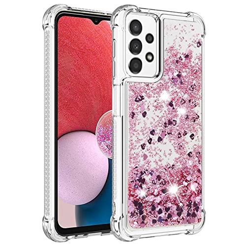 KBIKO-zxl Kompatibel mit Samsung Galaxy A13 4G Glitzer Hülle,Mädchen Glitzern Handyhülle,Paillette Flüssigkeit Clear Silikon Schutzhülle für Galaxy A13 4G / A13 Lite.Rose Gold YBL KBIKO-zxl Kompatibel mit Samsung Galaxy A13 4G Glitzer Hülle,Mädchen Glitzern Handyhülle,Paillette Flüssigkeit Clear Silikon Schutzhülle für Galaxy A13 4G / A13 Lite.Rose Gold YBL von Majen