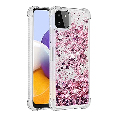 KBIKO-zxl Kompatibel mit Samsung Galaxy A22 5G Glitzer Hülle,Mädchen Glitzern Handyhülle,Paillette Flüssigkeit Clear Silikon Schutzhülle für Samsung Galaxy A22 5G.Rose Gold YBL KBIKO-zxl Kompatibel mit Samsung Galaxy A22 5G Glitzer Hülle,Mädchen Glitzern Handyhülle,Paillette Flüssigkeit Clear Silikon Schutzhülle für Samsung Galaxy A22 5G.Rose Gold YBL von KBIKO-zxl