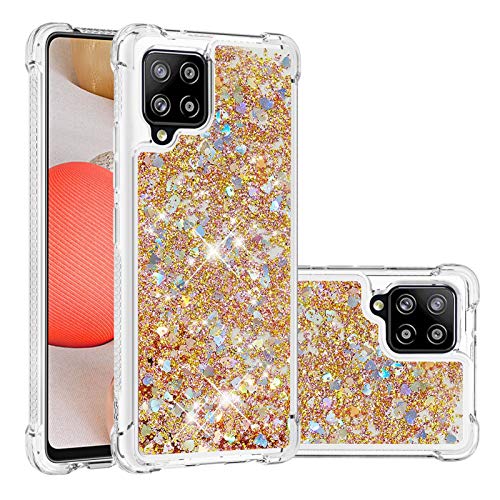 KBIKO-zxl Kompatibel mit Samsung Galaxy A42 5G Glitzer Handyhülle, Hülle Flüssig Treibsand Mädchen Frauen Glitter Quicksand Weich TPU Bumper Silikon Schutzhülle für Galaxy A42 5G.Golden YBL KBIKO-zxl Kompatibel mit Samsung Galaxy A42 5G Glitzer Handyhülle, Hülle Flüssig Treibsand Mädchen Frauen Glitter Quicksand Weich TPU Bumper Silikon Schutzhülle für Galaxy A42 5G.Golden YBL von KBIKO-zxl