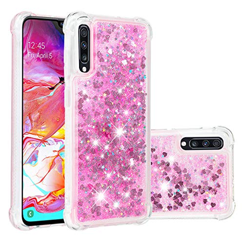 KBIKO-zxl Kompatibel mit Samsung Galaxy A70 Glitzer Flüssig Hülle, Handyhüllen Flüssigkeit Farbverlauf Sternen Hochleistungsschutz Silikon Bumper Schutzhülle für Galaxy A70S.Pink YBL KBIKO-zxl Kompatibel mit Samsung Galaxy A70 Glitzer Flüssig Hülle, Handyhüllen Flüssigkeit Farbverlauf Sternen Hochleistungsschutz Silikon Bumper Schutzhülle für Galaxy A70S.Pink YBL von KBIKO-zxl