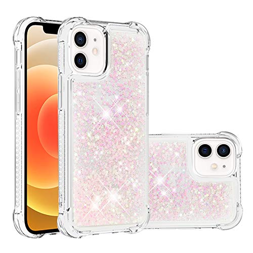 KBIKO-zxl Kompatibel mit iPhone 12 Mini Glitzer Hülle,Mädchen Glitzern Handyhülle,Paillette Flüssigkeit Clear TPU Silikon Schutzhülle für iPhone 12 Mini.Silver Pink YBL KBIKO-zxl Kompatibel mit iPhone 12 Mini Glitzer Hülle,Mädchen Glitzern Handyhülle,Paillette Flüssigkeit Clear TPU Silikon Schutzhülle für iPhone 12 Mini.Silver Pink YBL von KBIKO-zxl