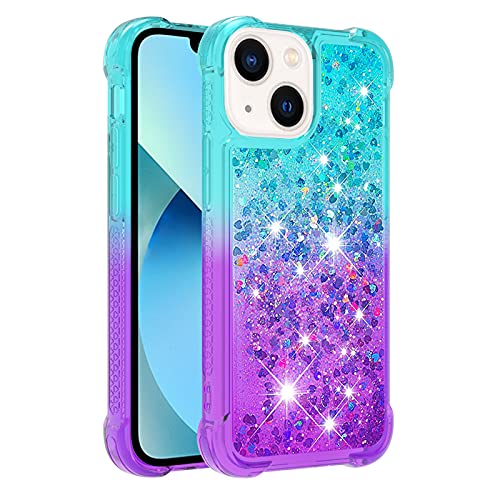 KBIKO-zxl Kompatibel mit iPhone 13 Glitzer Handyhülle, Glitter Hülle Leicht Flüssig Treibsand Case TPU Bumper Schutzhülle Mädchen Frauen Hülle für iPhone 13.Blue Purple YBJ KBIKO-zxl Kompatibel mit iPhone 13 Glitzer Handyhülle, Glitter Hülle Leicht Flüssig Treibsand Case TPU Bumper Schutzhülle Mädchen Frauen Hülle für iPhone 13.Blue Purple YBJ von KBIKO-zxl