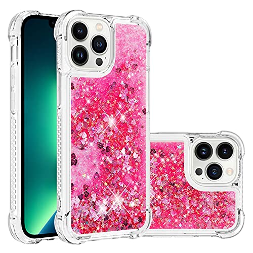 KBIKO-zxl Kompatibel mit iPhone 14 Pro Glitzer Flüssig Hülle, Handyhüllen Flüssigkeit Farbverlauf Sternen Hochleistungsschutz Silikon Bumper Schutzhülle für iPhone 14 Pro.Pink YBL KBIKO-zxl Kompatibel mit iPhone 14 Pro Glitzer Flüssig Hülle, Handyhüllen Flüssigkeit Farbverlauf Sternen Hochleistungsschutz Silikon Bumper Schutzhülle für iPhone 14 Pro.Pink YBL von KBIKO-zxl