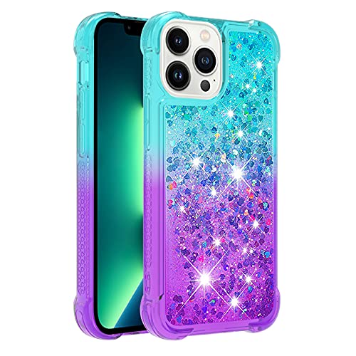 KBIKO-zxl Kompatibel mit iPhone 14 Pro Max Glitzer Handyhülle, Glitter Hülle Leicht Flüssig Treibsand Case TPU Bumper Schutzhülle Mädchen Frauen Hülle für iPhone 14 Pro Max.Blue Purple YBJ KBIKO-zxl Kompatibel mit iPhone 14 Pro Max Glitzer Handyhülle, Glitter Hülle Leicht Flüssig Treibsand Case TPU Bumper Schutzhülle Mädchen Frauen Hülle für iPhone 14 Pro Max.Blue Purple YBJ von KBIKO-zxl