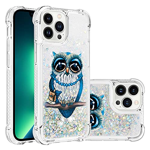 KBIKO-zxl Kompatibel mit iPhone 14 Pro Max Glitzer Hülle, Mädchen Glitzern Handyhülle, Paillette Flüssigkeit Leicht Clear Silikon Schutzhülle für iPhone 14 Pro Max Eule YB KBIKO-zxl Kompatibel mit iPhone 14 Pro Max Glitzer Hülle, Mädchen Glitzern Handyhülle, Paillette Flüssigkeit Leicht Clear Silikon Schutzhülle für iPhone 14 Pro Max Eule YB von KBIKO-zxl