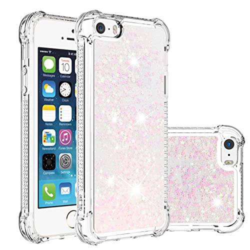 KBIKO-zxl Kompatibel mit iPhone 8 Glitzer Hülle, Mädchen Glitzern Handyhülle,Paillette Flüssigkeit Clear Silikon Handyhülle Schutzhülle für iPhone 6/7 / 8 / SE 2020.Silver Pink YBL KBIKO-zxl Kompatibel mit iPhone 8 Glitzer Hülle, Mädchen Glitzern Handyhülle,Paillette Flüssigkeit Clear Silikon Handyhülle Schutzhülle für iPhone 6/7 / 8 / SE 2020.Silver Pink YBL von KBIKO-zxl