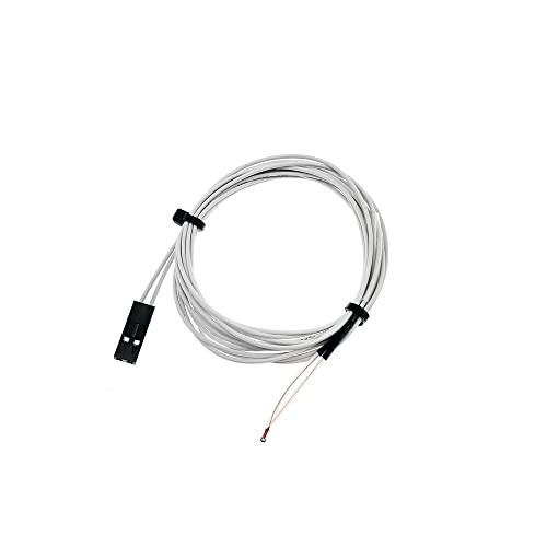 5 Teile/los 100K ohm NTC 3950 Thermistoren Sensoren mit Kabel 3D Drucker Teile Temperatur Teil Weiß 1M Linie Zubehör (Color : 100K Dupont) von KBREE