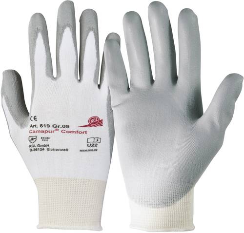 KCL Camapur ® Comfort 619-8 Polyurethan, Polyamid Arbeitshandschuh Größe (Handschuhe): 8, M EN 38 von KCL