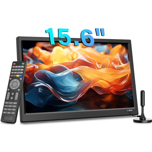 KCR 15,6-Zoll Digital TV, DVB-T2 Tuner, mit Netzkabel und 12 Volt Ladekabel, AV Eingang, HDMI Eingang, USB Slot, Fernbedienung, Tv Freeview KCR 15,6-Zoll Digital TV, DVB-T2 Tuner, mit Netzkabel und 12 Volt Ladekabel, AV Eingang, HDMI Eingang, USB Slot, Fernbedienung, Tv Freeview von KCR