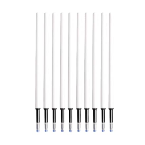 10x Radierbarer Ersatzminen Einziehbarer Grau Schwarz Spitze 0,5mm,Höhe 11 cm - Kompatibel mit KCasty Einziehbar Radierbarer-Stifte - Radierbare Tintenrolle von KCatsy