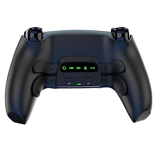 Back Paddles Programable Remap Kit für PS5 Controller, RISE4 Back Buttons für PS5 Controller BDM-010 & 020 & 030, Upgrade 4 Back Buttons Attachments Support Mapping, Turbo und Combo Funktion von KD.FLY
