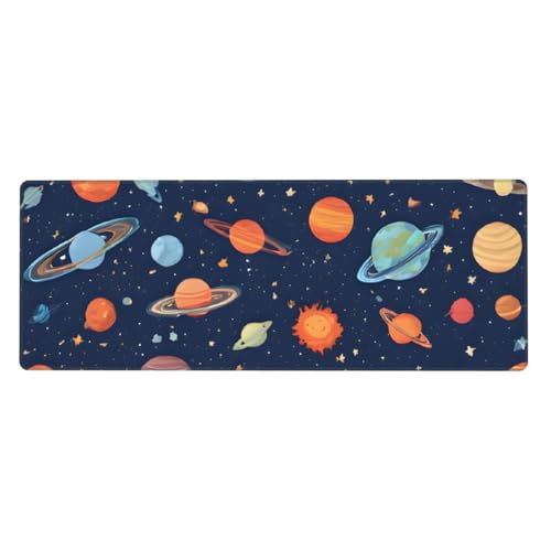 Gaming & Office Schreibtischunterlage, 800 x 300 mm, Sternhaufen Muster, Mauspad mit rutschfester Gummiunterseite, wasserdichte Tastatur-Mauspad, extra großes, erweitertes, langlebiges Mauspad Gaming & Office Schreibtischunterlage, 800 x 300 mm, Sternhaufen Muster, Mauspad mit rutschfester Gummiunterseite, wasserdichte Tastatur-Mauspad, extra großes, erweitertes, langlebiges Mauspad von KDKJEDPEAF
