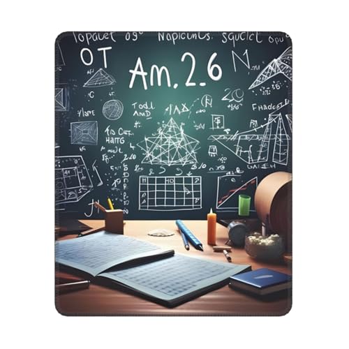 KDKJEDPEAF Game Ready Mauspad, Formulas Shapes Theory M, Druck, 30 x 25 cm, rutschfeste Gummiunterseite für Gaming und Design von KDKJEDPEAF