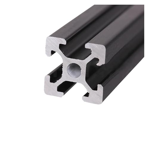1 STÜCK SCHWARZ 2020 Europäischer Standard Eloxiertes Aluminiumprofil Extrusion 100 mm - 800 mm Länge Linearschiene 500 mm for CNC-3D-Drucker(150mm) von KEBLIN