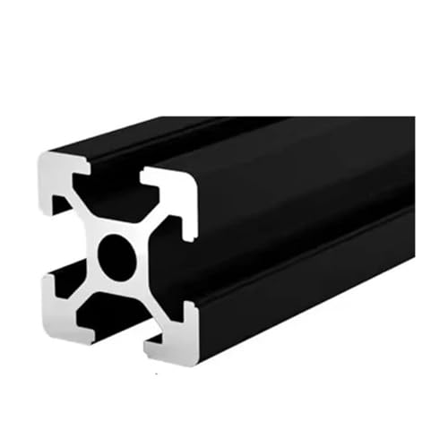 1 STÜCKE 2020 2020N1 2020N2 T-Slot EU-Standard Eloxiertem Aluminiumprofil Extrusion L = 100-100 0mm Linearschiene for CNC-3D-Drucker(2020 T Black,400mm) von KEBLIN