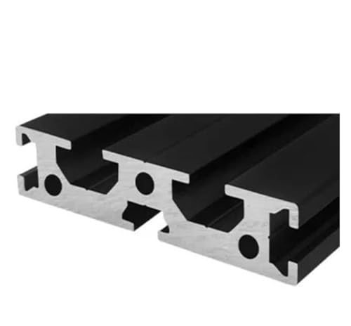 1 stück 1570 Aluminiumprofil Europäischen Standard 15 X 70mm T-Slot Profile Profile Eloxiert Linearschienenführungsrahmen for CNC DIY(1570 Black,320mm) von KEBLIN