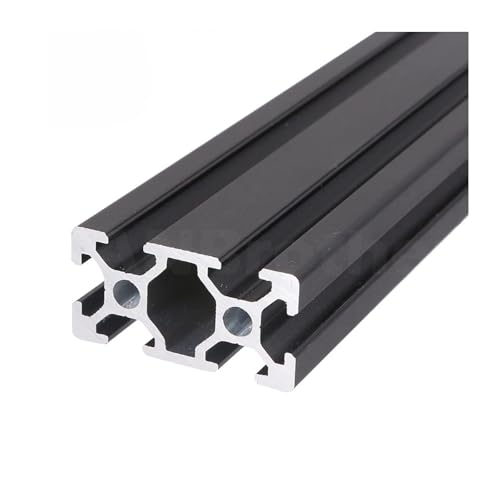 1 stück SCHWARZ 2040 V-Slot Aluminiumprofil EU-Standard Eloxiert 100-800mm Länge Linearschiene for CNC 3D-Drucker Track DIY Rahmen(2040Aluminum Profile,400mm) von KEBLIN