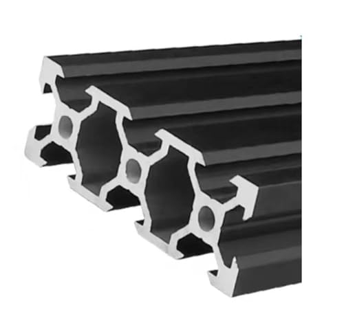 1pc 2020 2020N1 2040 2040N1 2060 2080 V-Slot Aluminium Profil Schwarz EU Standard 100 mm-550mm 3D Drucker CNC DIY Rahmen(2060V,350mm) von KEBLIN