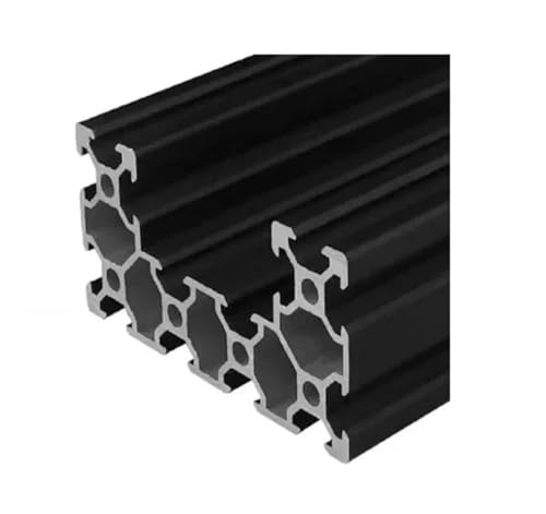 1pc 4040 4080 20 100 V-Slot Aluminium Profil Schwarz EU Standard 100 mm-550mm 3D Drucker CNC DIY Rahmen(4080V-4.6,100mm) von KEBLIN