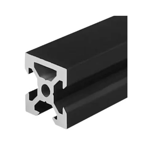 1pc Schwarz 2020 2040 V-Slot Aluminium Profil EU Standard 100 mm-550mm 3D Drucker DIY Rahmen(2020V-N1-4.2,250mm) von KEBLIN