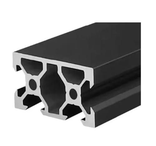 1pc Schwarz 2040N1 2060 2080 V-Slot Aluminium Profil EU Standard 100 mm-550mm 3D Drucker DIY Rahmen(2040V-N1,200mm) von KEBLIN