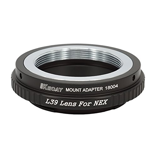KECAY® Leica M39 / LTM/ L39/ 39mm Objektiv Adapter Ring für Sony NEX E-Mount Kamera, Metallische Konstruktion, Sony E, Fest, Manueller Fokus, 39 Millimeter, Zero Beschichtung von KECAY