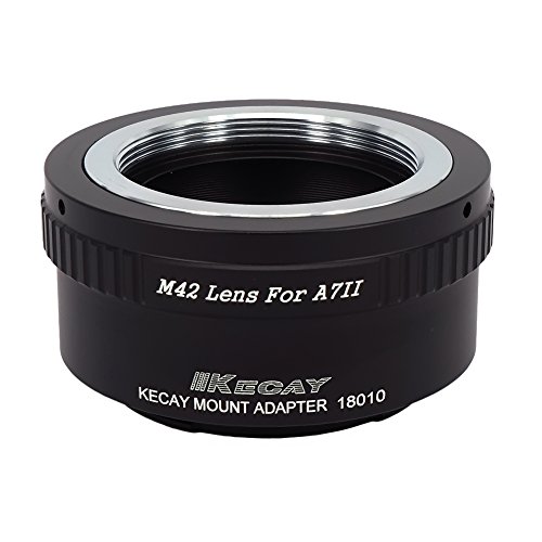 KECAY® Objektiv Adapter Kompatibel für M42 (42mm) Screw Mount Objektiv auf Sony A7II A7S A7RII Vollformat Kamera Adapter Ring von KECAY