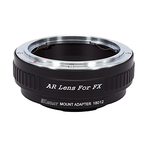 KECAY® Objektiv Mount Adapter Ring Objektiv Adapterringe für Konica AR Objektiv auf Fujifilm FX Kameragehäuse, X-Pro1, X-E1, X-E2, X-A1, X-M1, X-T1, X-T10, AR-FX von KECAY