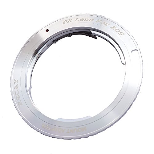 KECAY® Objektiv Mount Adapter Ring Objektiv Adapterringe für Pentax K (PK) Objektiv auf Canon EOS EF EF-S Mount Kamera Adapter Ring EOS 7D, 5D, 60D, Rebel T3 von KECAY