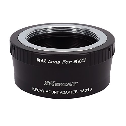 KECAY Objektiv Adapter M42 Screw Mount Objektiv auf Micro 4/3 Four Thirds System Kamera für Olympus/Panasonic Lumix M42-M4/3 von KECAY
