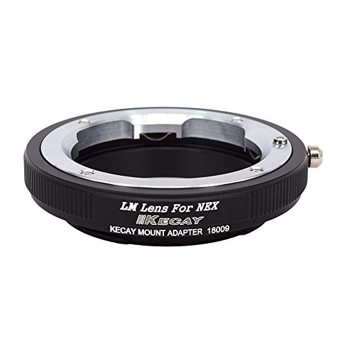 KECAY Objektiv Adapterring für Leica M Objektiv auf Sony-E-Mount-Kamera (Alpha/NEX) NEX-3 NEX-3C NEX-5 NEX-5C NEX-5N NEX-5R NEX-6 NEX-7 NEX-F3 VG10 VG20 Adapterring Kamera Ring Objektiv LM-Sony NEX von KECAY
