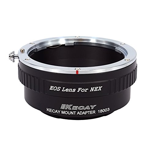 KECAY Objektiv Mount Adapter Ring Objektiv Adapterringe für Canon EOS EF EF-S Objektiv auf Sony NEX E-Mount Kamera NEX-3 NEX-5 NEX-5C NEX-5N NEX-5R NEX-6 NEX-7 NEX-F3 VG10 VG20 EOS-NEX von KECAY