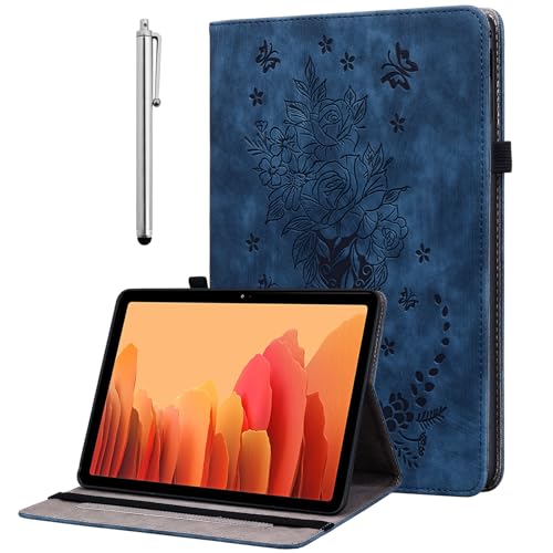 KEDBBAO Hülle für 7" Kindle Paperwhite (12. Generation - 2024) und Kindle Colorsoft Signature Edition 2024, Multi-Winkel PU Leder Schutzhülle mit Stifthalter für Kindle Paperwhite 2024 Hülle, Blau von KEDBBAO