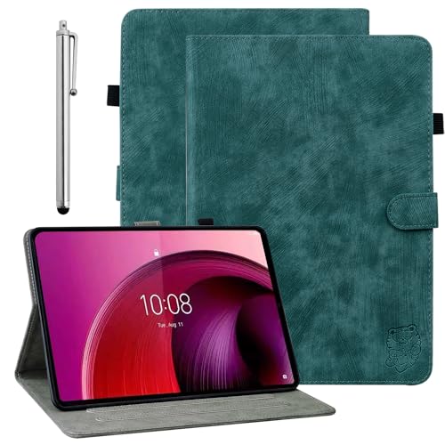 KEDBBAO Hülle für Xiaomi Redmi Pad SE 11 Zoll 2023 Schutzhülle Flip PU Leder Wallet Cover Case mit Stifthalter und Standfunktion für Redmi Pad SE Tablet Hülle, Grün von KEDBBAO