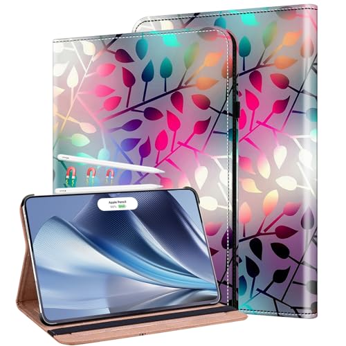 KEDBBAO Hülle für iPad Pro 13 Zoll M4 (2024) - Flip Wallet Cover mit Auto Schlaf/Wach, Pencil Pro/USB-C Unterstützung - Schutzhülle, Ahornblatt von KEDBBAO