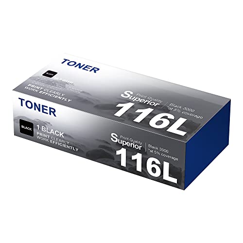 KEENKLE MLT-D116L Toner Schwarz, Kompatibler für Samsung Xpress M2675FN Toner M2885FW M2825ND M2625D M2875FD M2835DW M2875FW M2825DW M2825DW M2825 M2885 M2875(1 Pack) von KEENKLE