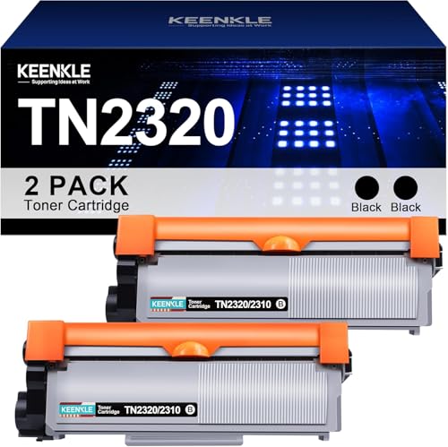 KEENKLE TN2320 TN-2320 Kompatibel für Brother TN 2320 TN-2310 TN2310 Toner für Brother MFC-L2700DW MFC-L2700DN DCP-L2520DW HL-L2340DW MFC-L2740DW MFC-L2720DW HL-L2300D HL-L2360DN (Schwarz, 2er-Pack) KEENKLE TN2320 TN-2320 Kompatibel für Brother TN 2320 TN-2310 TN2310 Toner für Brother MFC-L2700DW MFC-L2700DN DCP-L2520DW HL-L2340DW MFC-L2740DW MFC-L2720DW HL-L2300D HL-L2360DN (Schwarz, 2er-Pack) von KEENKLE