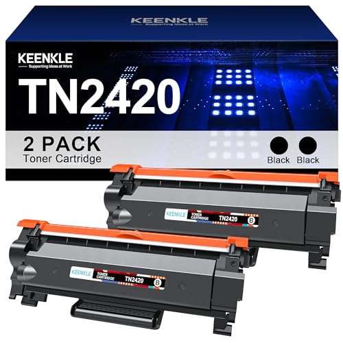 TN2420 TN-2420 Kompatibel für Brother TN2420 TN2410 für Toner Brother MFC L2710DW MFC-L2710DN HL-L2350DW HL-L2375DW DCP-L2530DW MFC-L2730DW HL-L2310D MFC-L2750DW HL-L2370DN DCP-L2510D (2 Schwarz) von KEENKLE